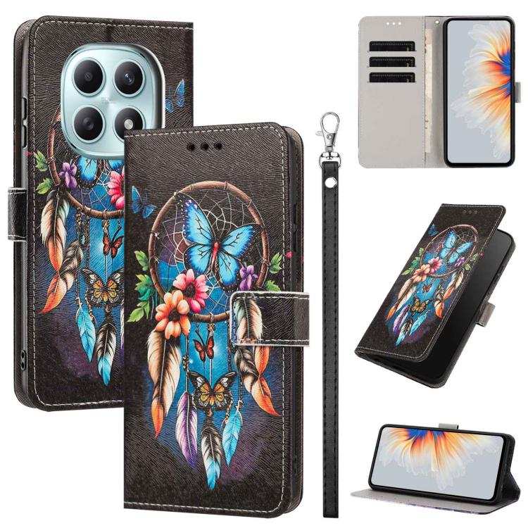 Painted Pattern Vegan Leather Phone Case with Strap, For Redmi 15a 5G Global, For Redmi A7 Pro 4G 171mm Global, For Redmi Turbo 5 Max 5G, For Redmi Turbo 5 5G/Poco X8 Pro 5G, For Redmi Note 15 Pro+ 5G Global 163.3mm, For Redmi Note 15 5G/4G Global 164m...