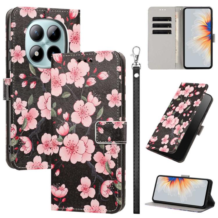 Painted Pattern Vegan Leather Phone Case with Strap, For Redmi 15a 5G Global, For Redmi A7 Pro 4G 171mm Global, For Redmi Turbo 5 Max 5G, For Redmi Turbo 5 5G/Poco X8 Pro 5G, For Redmi Note 15 Pro+ 5G Global 163.3mm, For Redmi Note 15 5G/4G Global 164m...