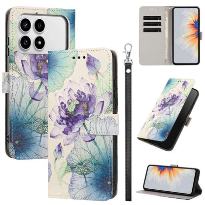 Painted Pattern Vegan Leather Phone Case with Strap, For Redmi 15a 5G Global, For Redmi A7 Pro 4G 171mm Global, For Redmi Turbo 5 Max 5G, For Redmi Turbo 5 5G/Poco X8 Pro 5G, For Redmi Note 15 Pro+ 5G Global 163.3mm, For Redmi Note 15 5G/4G Global 164m...