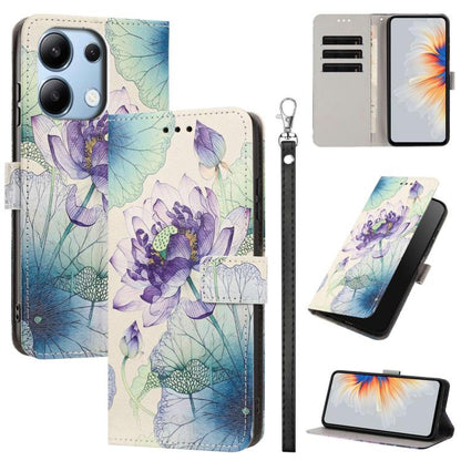 Painted Pattern Vegan Leather Phone Case with Strap, For Redmi A3 4G Global/A3X, For Redmi Turbo 3/Poco F6, For Redmi K70 Pro / K70, For Redmi Note 13 Pro 4G Global, For Redmi Note 13 4G Global, For Redmi K70E/Poco X6 Pro, For Redmi Note 13 5G Global  ...