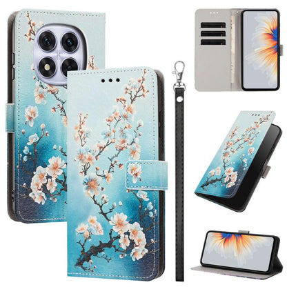 Painted Pattern Vegan Leather Phone Case with Strap, For Redmi 15 5G / 4G EU 171mm, For Redmi 15C 5G / 4G Global 171mm, For Redmi A5 4G 173.3mm, For Redmi A5 4G 171.7mm/Poco C71 4G, For Redmi Note 14 4G 164.84mm, For Redmi Note 14 Pro 5G/4G            ...