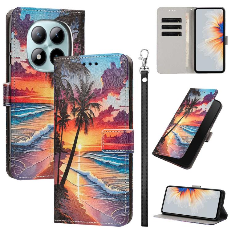 Painted Pattern Vegan Leather Phone Case with Strap, For Redmi 15a 5G Global, For Redmi A7 Pro 4G 171mm Global, For Redmi Turbo 5 Max 5G, For Redmi Turbo 5 5G/Poco X8 Pro 5G, For Redmi Note 15 Pro+ 5G Global 163.3mm, For Redmi Note 15 5G/4G Global 164m...