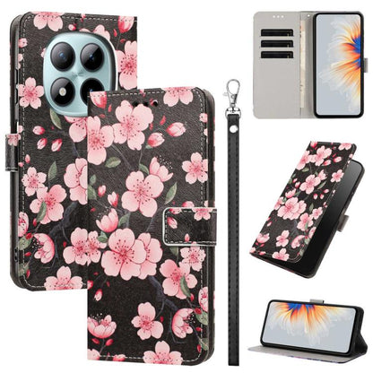 Painted Pattern Vegan Leather Phone Case with Strap, For Redmi 15a 5G Global, For Redmi A7 Pro 4G 171mm Global, For Redmi Turbo 5 Max 5G, For Redmi Turbo 5 5G/Poco X8 Pro 5G, For Redmi Note 15 Pro+ 5G Global 163.3mm, For Redmi Note 15 5G/4G Global 164m...