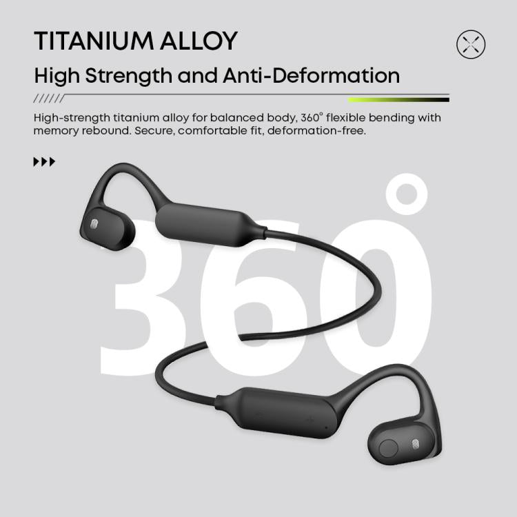 Langsdom AirWare BE10 Air Conductive Open Type Waterproof Bluetooth Sports Earphone with 32GB Memory