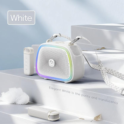 C22 Portable Karaoke Wireless Speaker with Microphone and Shoulder Strap