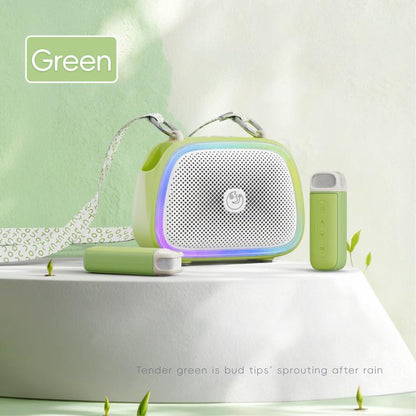 C22 Portable Karaoke Wireless Speaker with Microphone and Shoulder Strap