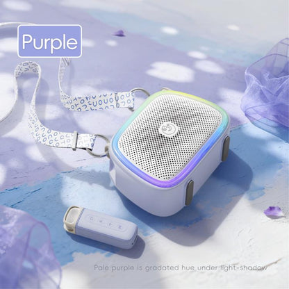 C22 Portable Karaoke Wireless Speaker with Microphone and Shoulder Strap