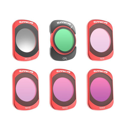 For DJI OSMO Pocket 3 Sunnylife Camera Lens Magnetic Metal Filter, MCUV, CPL, ND8, ND16, ND32, ND64, Black Mist 1/4, 3 in 1 Shadow Filter Set, 3 in 1 Portrait Filter Set, 3 in 1 CPL ND8/16, 3 in 1 Protective Filter Set, 4 in 1 ND8/16/32/64             ...