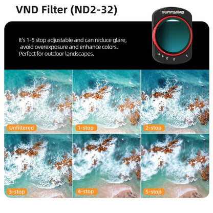For DJI OSMO Pocket 3 Sunnylife Camera Lens Magnetic Metal Filter, MCUV, CPL, ND8, ND16, ND32, ND64, Black Mist 1/4, 3 in 1 Shadow Filter Set, 3 in 1 Portrait Filter Set, 3 in 1 CPL ND8/16, 3 in 1 Protective Filter Set, 4 in 1 ND8/16/32/64             ...