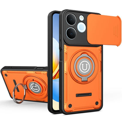 Sliding Camshield Holder Magnetic Phone Case, For Realme C100 4G / C100x / C100i 4G, For Realme 16 Pro+ 5G, For Realme 16 Pro 5G, For Realme C71 India / Note 70 4G, For Realme 15x 5G India / C85 5G, For Realme 15T 5G, For Realme 15 5G / 15 Pro 5G      ...