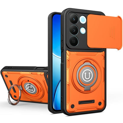 Sliding Camshield Holder Magnetic Phone Case, For Realme C100 4G / C100x / C100i 4G, For Realme C71 India / Note 70 4G, For Realme 15x 5G India / C85 5G, For Realme 15T 5G, For Realme 15 5G / 15 Pro 5G, For Realme C61 / C63 4G