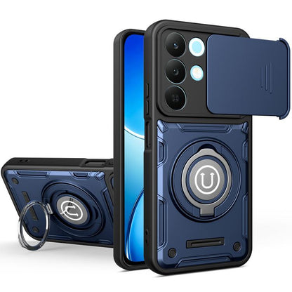 Sliding Camshield Holder Magnetic Phone Case, For Realme C100 4G / C100x / C100i 4G, For Realme C71 India / Note 70 4G, For Realme 15x 5G India / C85 5G, For Realme 15T 5G, For Realme 15 5G / 15 Pro 5G, For Realme C61 / C63 4G