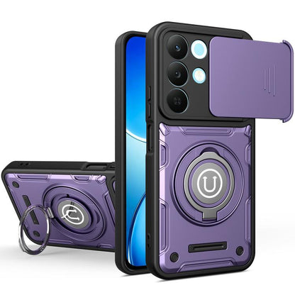 Sliding Camshield Holder Magnetic Phone Case, For Realme C100 4G / C100x / C100i 4G, For Realme C71 India / Note 70 4G, For Realme 15x 5G India / C85 5G, For Realme 15T 5G, For Realme 15 5G / 15 Pro 5G, For Realme C61 / C63 4G