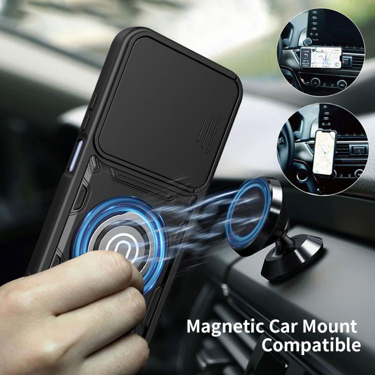 Sliding Camshield Holder Magnetic Phone Case, For Realme C100 4G / C100x / C100i 4G, For Realme C71 India / Note 70 4G, For Realme 15x 5G India / C85 5G, For Realme 15T 5G, For Realme 15 5G / 15 Pro 5G, For Realme C61 / C63 4G