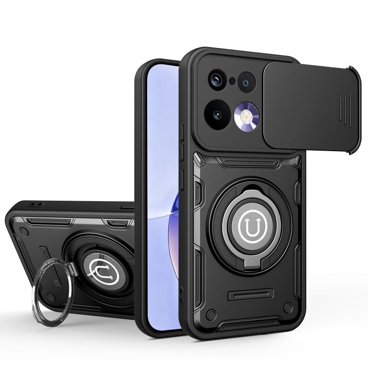 Sliding Camshield Holder Magnetic Phone Case, For Realme C100 4G / C100x / C100i 4G, For Realme 16 Pro+ 5G, For Realme 16 Pro 5G, For Realme C71 India / Note 70 4G, For Realme 15x 5G India / C85 5G, For Realme 15T 5G, For Realme 15 5G / 15 Pro 5G      ...