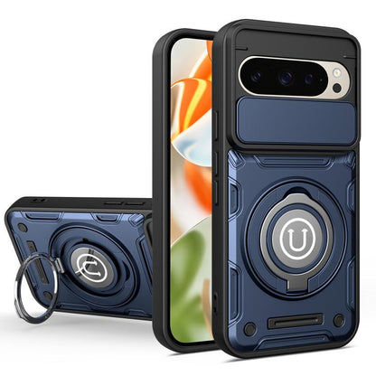 Sliding Camshield Holder Magnetic Phone Case, For Google Pixel 10 Pro XL 5G Global, For Google Pixel 10 / 10 Pro 5G Global, For Google Pixel 9 / 9 Pro