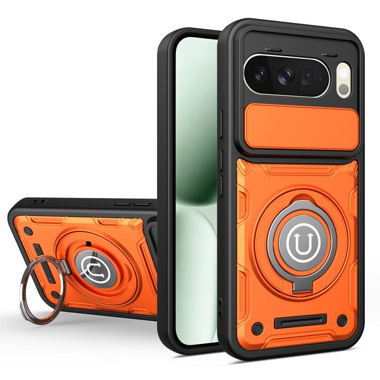 Sliding Camshield Holder Magnetic Phone Case, For Google Pixel 10 Pro XL 5G Global, For Google Pixel 10 / 10 Pro 5G Global, For Google Pixel 9 / 9 Pro