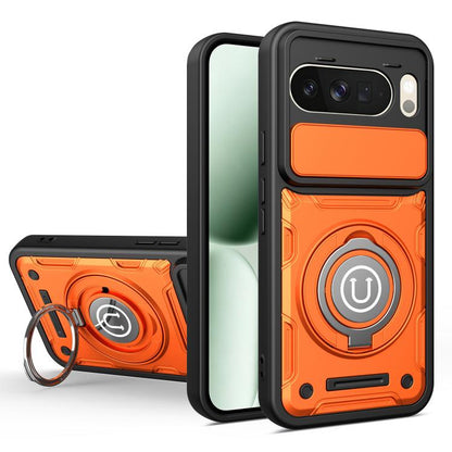 Sliding Camshield Holder Magnetic Phone Case, For Google Pixel 10 Pro XL 5G Global, For Google Pixel 10 / 10 Pro 5G Global, For Google Pixel 9 / 9 Pro