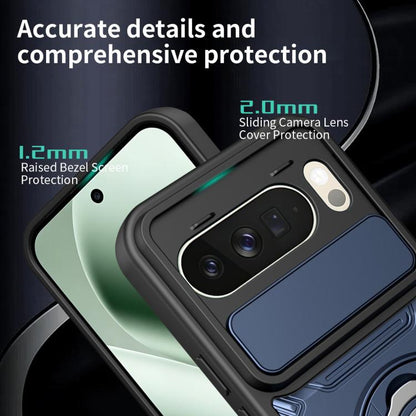 Sliding Camshield Holder Magnetic Phone Case, For Google Pixel 10 Pro XL 5G Global, For Google Pixel 10 / 10 Pro 5G Global, For Google Pixel 9 / 9 Pro
