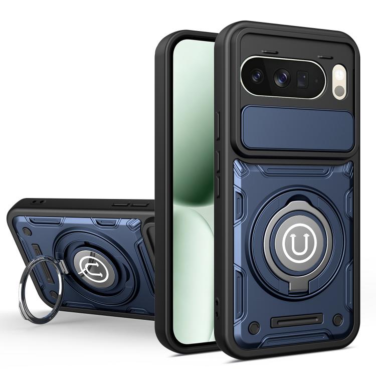 Sliding Camshield Holder Magnetic Phone Case, For Google Pixel 10 Pro XL 5G Global, For Google Pixel 10 / 10 Pro 5G Global, For Google Pixel 9 / 9 Pro