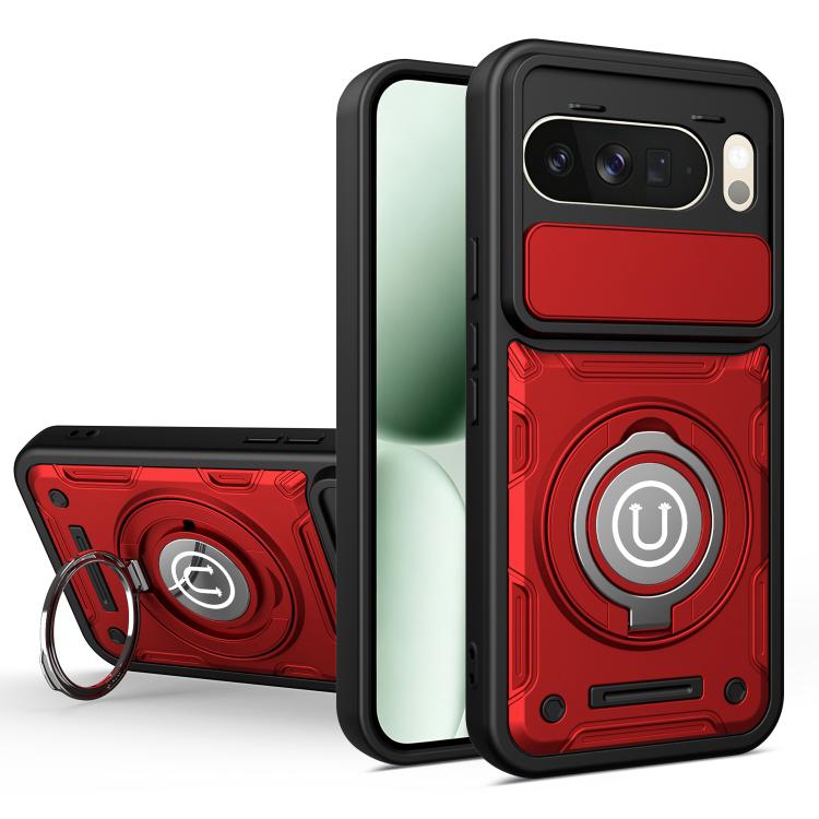 Sliding Camshield Holder Magnetic Phone Case, For Google Pixel 10 Pro XL 5G Global, For Google Pixel 10 / 10 Pro 5G Global, For Google Pixel 9 / 9 Pro