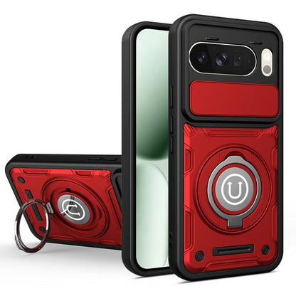Sliding Camshield Holder Magnetic Phone Case, For Google Pixel 10 Pro XL 5G Global, For Google Pixel 10 / 10 Pro 5G Global, For Google Pixel 9 / 9 Pro