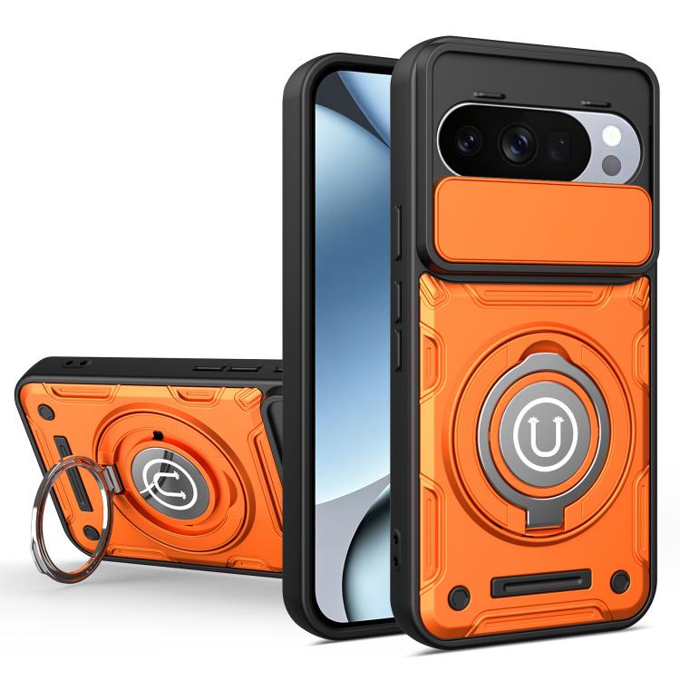 Sliding Camshield Holder Magnetic Phone Case, For Google Pixel 10 Pro XL 5G Global, For Google Pixel 10 / 10 Pro 5G Global, For Google Pixel 9 / 9 Pro