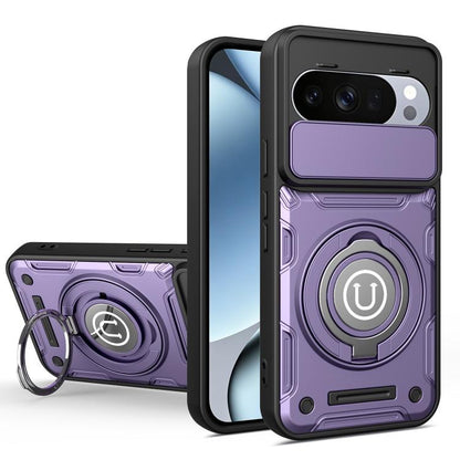 Sliding Camshield Holder Magnetic Phone Case, For Google Pixel 10 Pro XL 5G Global, For Google Pixel 10 / 10 Pro 5G Global, For Google Pixel 9 / 9 Pro