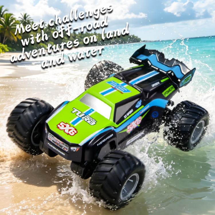 JJR/C Q243 Voiture télécommandée tout-terrain amphibie 4x4
