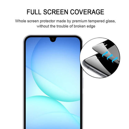 25pcs High Aluminum Full Screen Silk Printing Tempered Glass Film, For Galaxy Buddy5 5G, For Galaxy F07e 4G