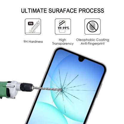25pcs High Aluminum Full Screen Silk Printing Tempered Glass Film, For Galaxy Buddy5 5G, For Galaxy F07e 4G
