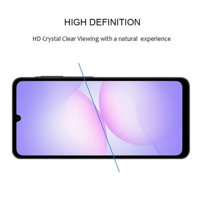 25pcs High Aluminum Full Screen Silk Printing Tempered Glass Film, For Galaxy A08 4G, For Galaxy A08 5G, For Galaxy A18 4G, For Galaxy A18 5G, For Galaxy M47 5G, For Galaxy Buddy5 5G, For Galaxy F07e 4G