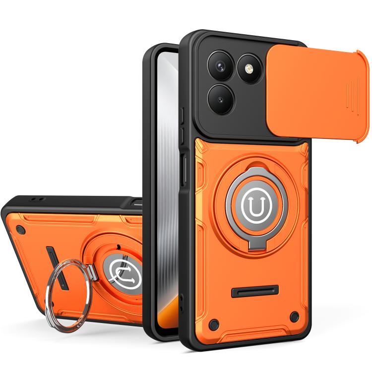 Sliding Camshield Holder Magnetic Phone Case, For Tecno Spark Go 3 / Pop 20 4G, For Tecno Camon 50 Pro 4G / 50 Ultra 5G, For Tecno Spark 40C, For Tecno Spark Go 2 4G / Pop 10, For Tecno Spark 40 Pro+ 4G, For Tecno Spark 40 Pro 4G, For Tecno Spark 40 4G...