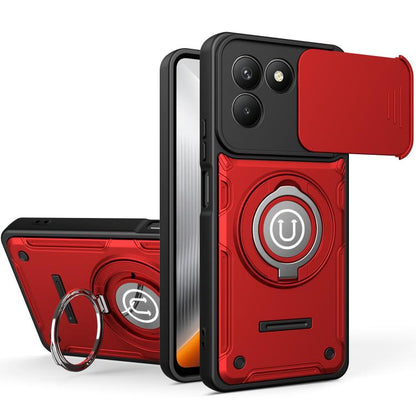 Sliding Camshield Holder Magnetic Phone Case, For Tecno Spark Go 3 / Pop 20 4G, For Tecno Camon 50 Pro 4G / 50 Ultra 5G, For Tecno Spark 40C, For Tecno Spark Go 2 4G / Pop 10, For Tecno Spark 40 Pro+ 4G, For Tecno Spark 40 Pro 4G, For Tecno Spark 40 4G...