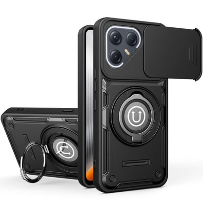 Sliding Camshield Holder Magnetic Phone Case, For Tecno Spark Go 3 / Pop 20 4G, For Tecno Camon 50 Pro 4G / 50 Ultra 5G, For Tecno Spark 40C, For Tecno Spark Go 2 4G / Pop 10, For Tecno Spark 40 Pro+ 4G, For Tecno Spark 40 Pro 4G, For Tecno Spark 40 4G...