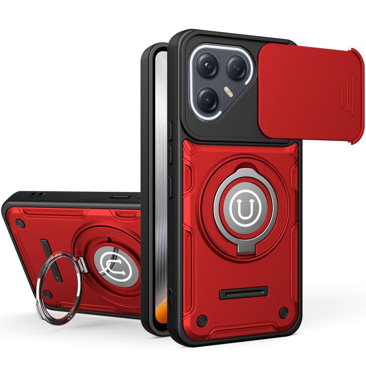 Sliding Camshield Holder Magnetic Phone Case, For Tecno Spark Go 3 / Pop 20 4G, For Tecno Camon 50 Pro 4G / 50 Ultra 5G, For Tecno Spark 40C, For Tecno Spark Go 2 4G / Pop 10, For Tecno Spark 40 Pro+ 4G, For Tecno Spark 40 Pro 4G, For Tecno Spark 40 4G...