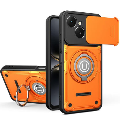 Sliding Camshield Holder Magnetic Phone Case, For Tecno Spark Go 3 / Pop 20 4G, For Tecno Camon 50 Pro 4G / 50 Ultra 5G, For Tecno Spark 40C, For Tecno Spark Go 2 4G / Pop 10, For Tecno Spark 40 Pro+ 4G, For Tecno Spark 40 Pro 4G, For Tecno Spark 40 4G...