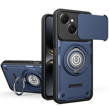 Sliding Camshield Holder Magnetic Phone Case, For Tecno Spark Go 3 / Pop 20 4G, For Tecno Camon 50 Pro 4G / 50 Ultra 5G, For Tecno Spark 40C, For Tecno Spark Go 2 4G / Pop 10, For Tecno Spark 40 Pro+ 4G, For Tecno Spark 40 Pro 4G, For Tecno Spark 40 4G...