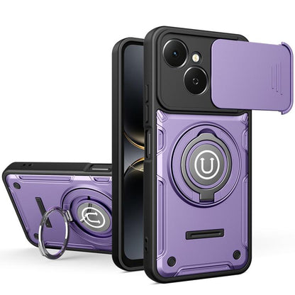 Sliding Camshield Holder Magnetic Phone Case, For Tecno Spark Go 3 / Pop 20 4G, For Tecno Camon 50 Pro 4G / 50 Ultra 5G, For Tecno Spark 40C, For Tecno Spark Go 2 4G / Pop 10, For Tecno Spark 40 Pro+ 4G, For Tecno Spark 40 Pro 4G, For Tecno Spark 40 4G...