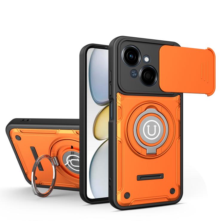 Sliding Camshield Holder Magnetic Phone Case, For Tecno Spark Go 3 / Pop 20 4G, For Tecno Camon 50 Pro 4G / 50 Ultra 5G, For Tecno Spark 40C, For Tecno Spark Go 2 4G / Pop 10, For Tecno Spark 40 Pro+ 4G, For Tecno Spark 40 Pro 4G, For Tecno Spark 40 4G...