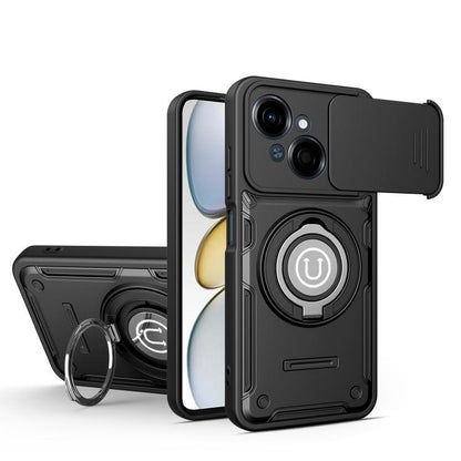 Sliding Camshield Holder Magnetic Phone Case, For Tecno Spark Go 3 / Pop 20 4G, For Tecno Camon 50 Pro 4G / 50 Ultra 5G, For Tecno Spark 40C, For Tecno Spark Go 2 4G / Pop 10, For Tecno Spark 40 Pro+ 4G, For Tecno Spark 40 Pro 4G, For Tecno Spark 40 4G...
