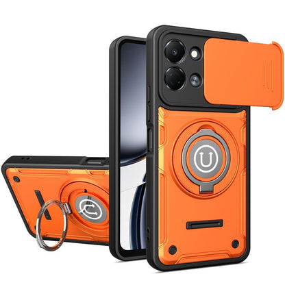 Sliding Camshield Holder Magnetic Phone Case, For Tecno Spark Go 3 / Pop 20 4G, For Tecno Camon 50 Pro 4G / 50 Ultra 5G, For Tecno Spark 40C, For Tecno Spark Go 2 4G / Pop 10, For Tecno Spark 40 Pro+ 4G, For Tecno Spark 40 Pro 4G, For Tecno Spark 40 4G...