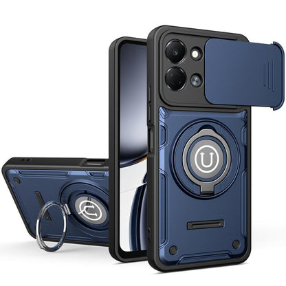 Sliding Camshield Holder Magnetic Phone Case, For Tecno Spark Go 3 / Pop 20 4G, For Tecno Camon 50 Pro 4G / 50 Ultra 5G, For Tecno Spark 40C, For Tecno Spark Go 2 4G / Pop 10, For Tecno Spark 40 Pro+ 4G, For Tecno Spark 40 Pro 4G, For Tecno Spark 40 4G...