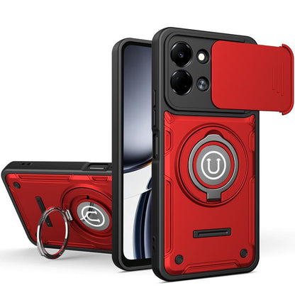 Sliding Camshield Holder Magnetic Phone Case, For Tecno Spark Go 3 / Pop 20 4G, For Tecno Camon 50 Pro 4G / 50 Ultra 5G, For Tecno Spark 40C, For Tecno Spark Go 2 4G / Pop 10, For Tecno Spark 40 Pro+ 4G, For Tecno Spark 40 Pro 4G, For Tecno Spark 40 4G...