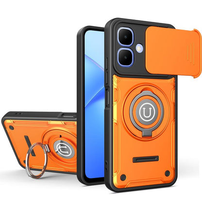 Sliding Camshield Holder Magnetic Phone Case, For Tecno Spark Go 3 / Pop 20 4G, For Tecno Camon 50 Pro 4G / 50 Ultra 5G, For Tecno Spark 40C, For Tecno Spark Go 2 4G / Pop 10, For Tecno Spark 40 Pro+ 4G, For Tecno Spark 40 Pro 4G, For Tecno Spark 40 4G...