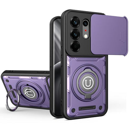 Sliding Camshield Holder Magnetic Phone Case, For Tecno Spark Go 3 / Pop 20 4G, For Tecno Camon 50 Pro 4G / 50 Ultra 5G, For Tecno Spark 40C, For Tecno Spark Go 2 4G / Pop 10, For Tecno Spark 40 Pro+ 4G, For Tecno Spark 40 Pro 4G, For Tecno Spark 40 4G...