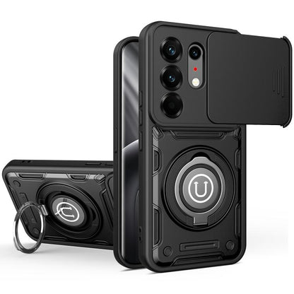 Sliding Camshield Holder Magnetic Phone Case, For Tecno Spark Go 3 / Pop 20 4G, For Tecno Camon 50 Pro 4G / 50 Ultra 5G, For Tecno Spark 40C, For Tecno Spark Go 2 4G / Pop 10, For Tecno Spark 40 Pro+ 4G, For Tecno Spark 40 Pro 4G, For Tecno Spark 40 4G...