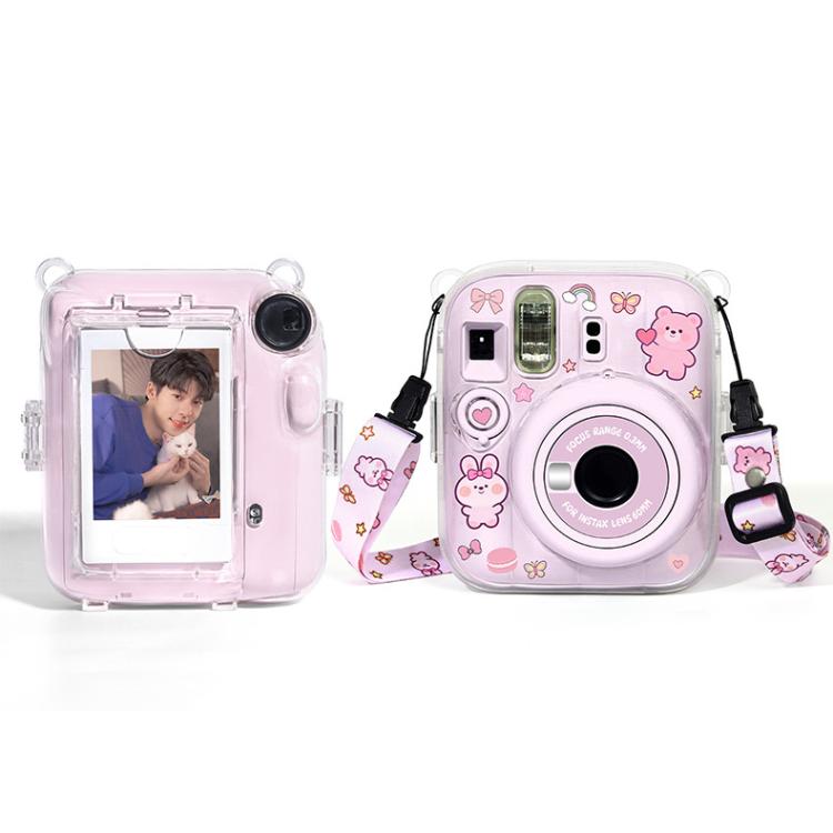 Kit d'autocollants DIY pour sac photo Crystal Shell avec bandoulière, pour FUJIFILM instax mini 13