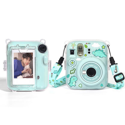 Kit d'autocollants DIY pour sac photo Crystal Shell avec bandoulière, pour FUJIFILM instax mini 13