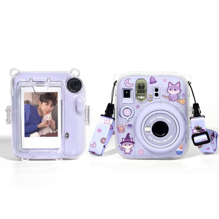 Kit d'autocollants DIY pour sac photo Crystal Shell avec bandoulière, pour FUJIFILM instax mini 13